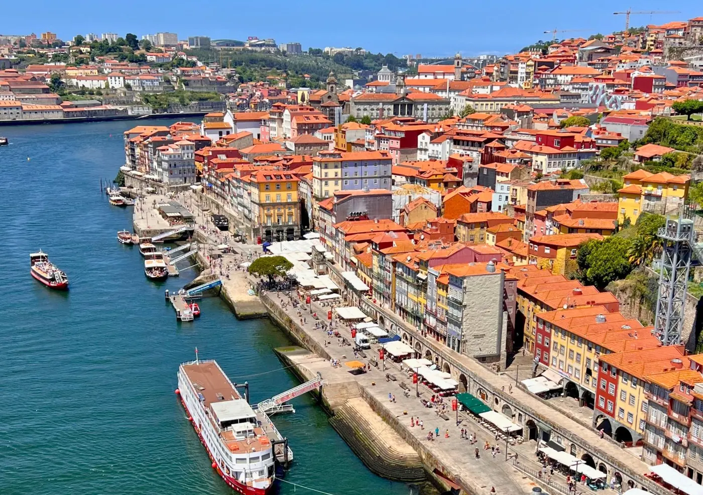 The Ribeira riverfront, Porto