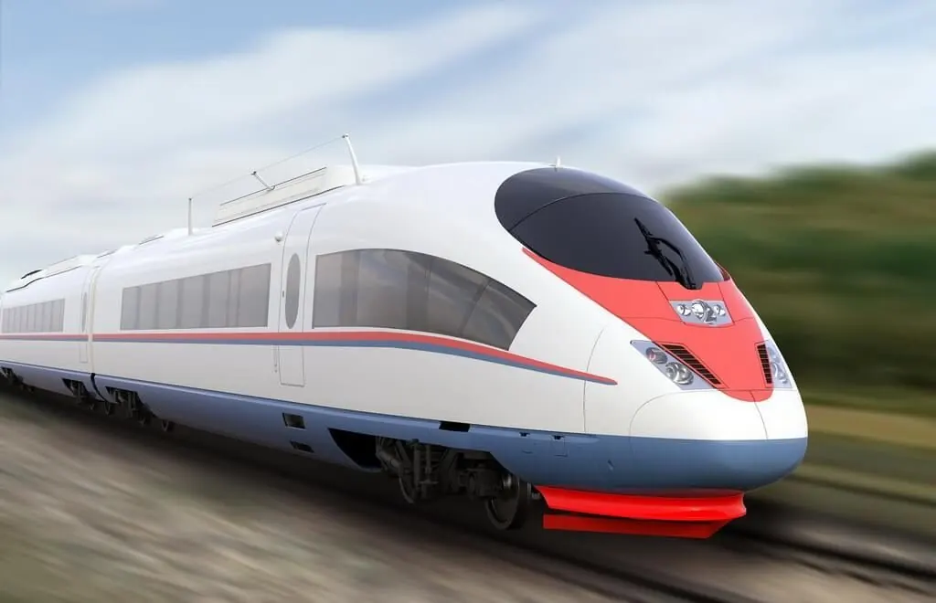The Sapsan high-speed train